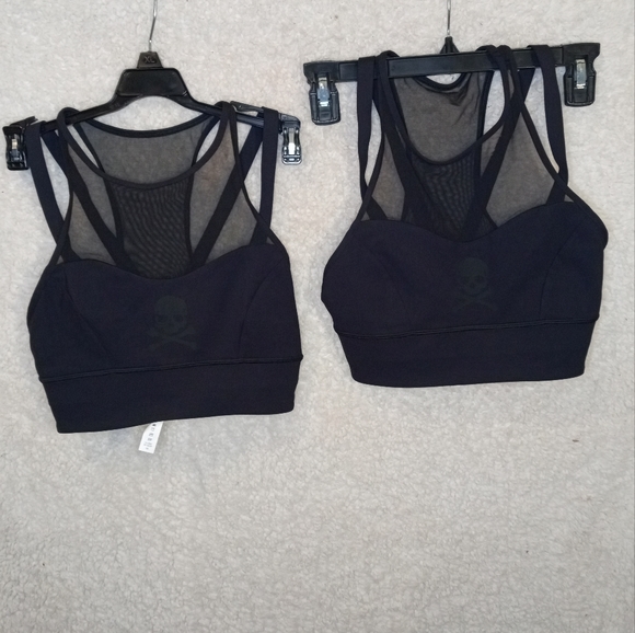 Lululemon set of 2 skull workout tops - Picture 1 of 4